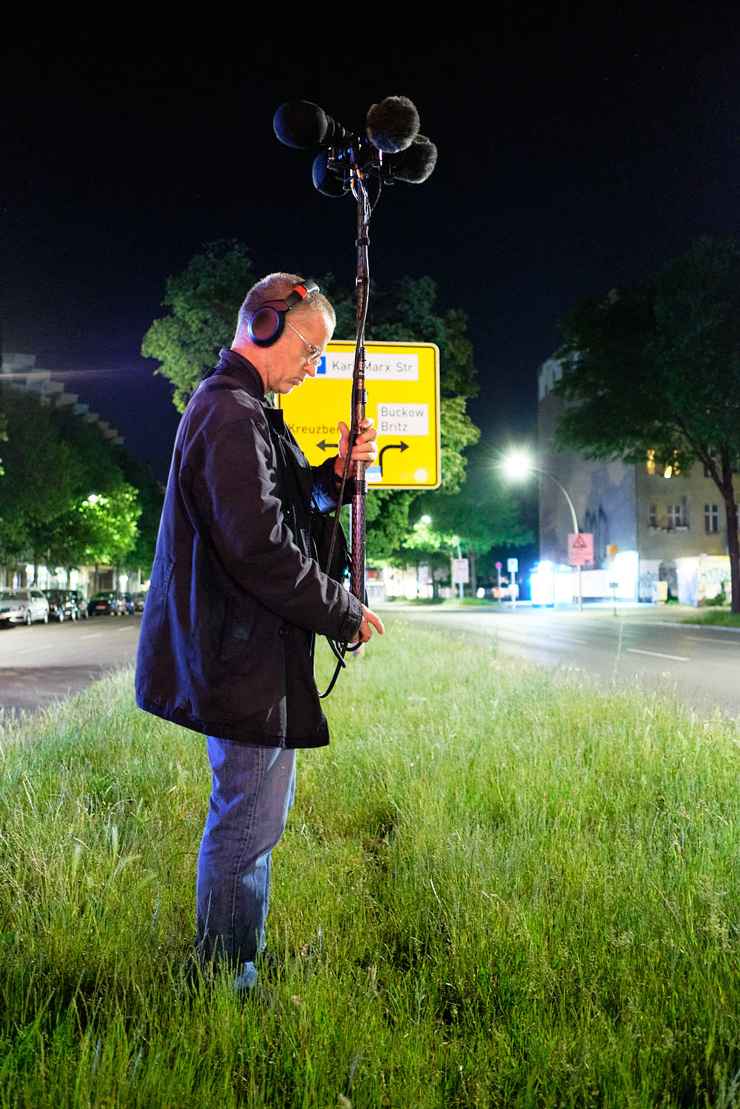 Chris Weinheimer bei der Aufnahme eines Soundscapes